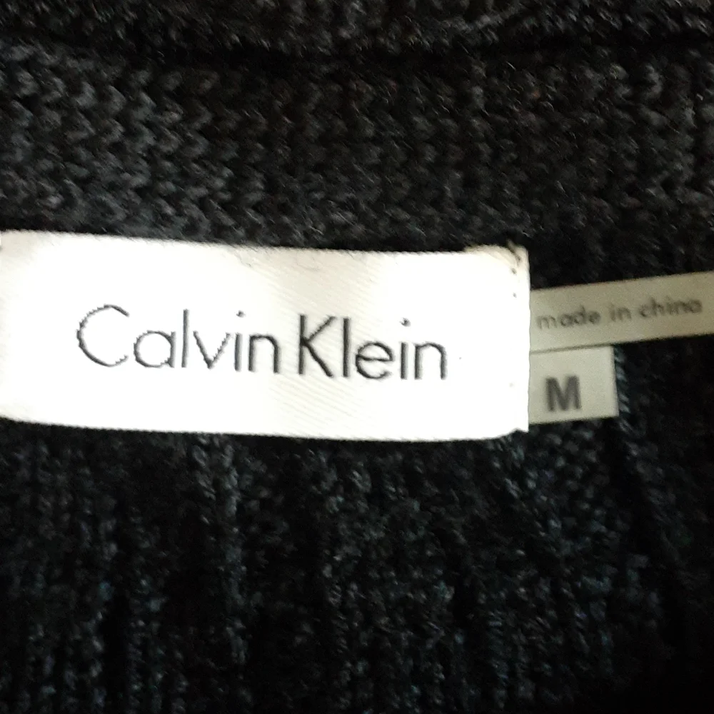 Calvin Klein women Whimsigoth black merino wool blend cable knit dress … - Picture 11 of 13